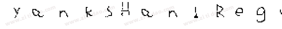 YanksHand Regular字体转换
